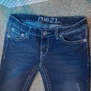 Rue21 Dark Blue Skinny Jeans